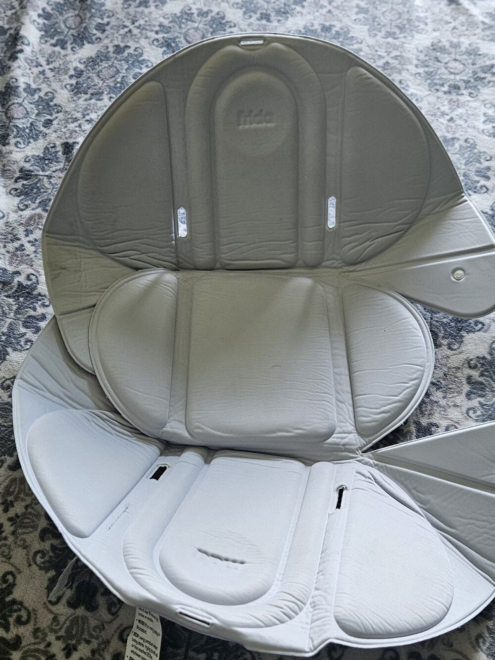 Foldable Light Gray Baby Bath Insert